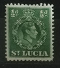 Saint Lucia 1938-48 P12.5 0.5d