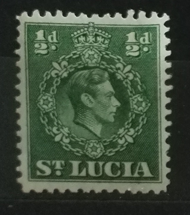 Saint Lucia 1938-48 P12.5 0.5d