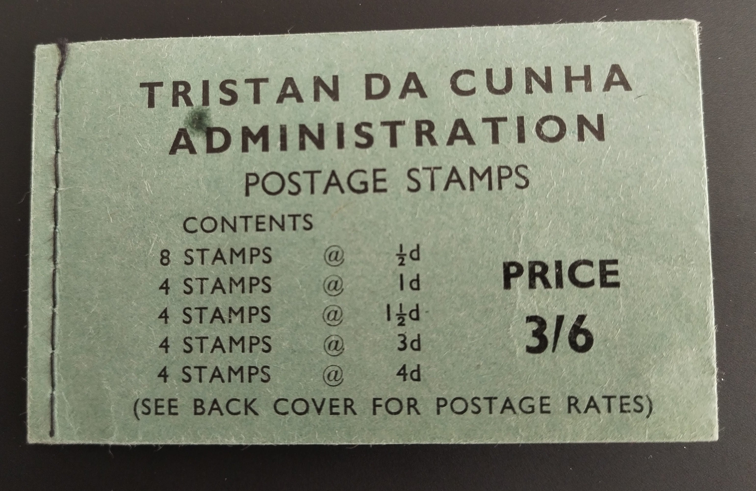 Tristan da Cunha 1960 SB3 30£ Ryby v sešitku