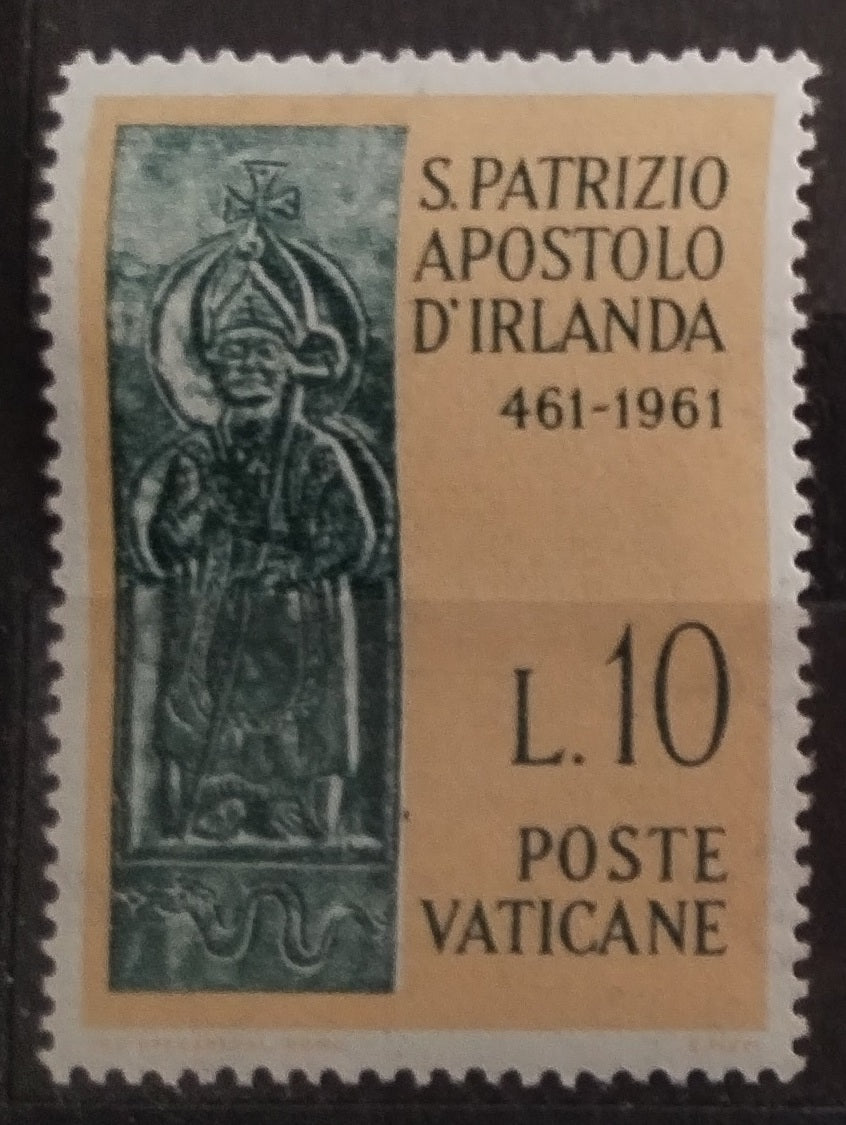 Vatikán 1961 Svatý Patrik 10L