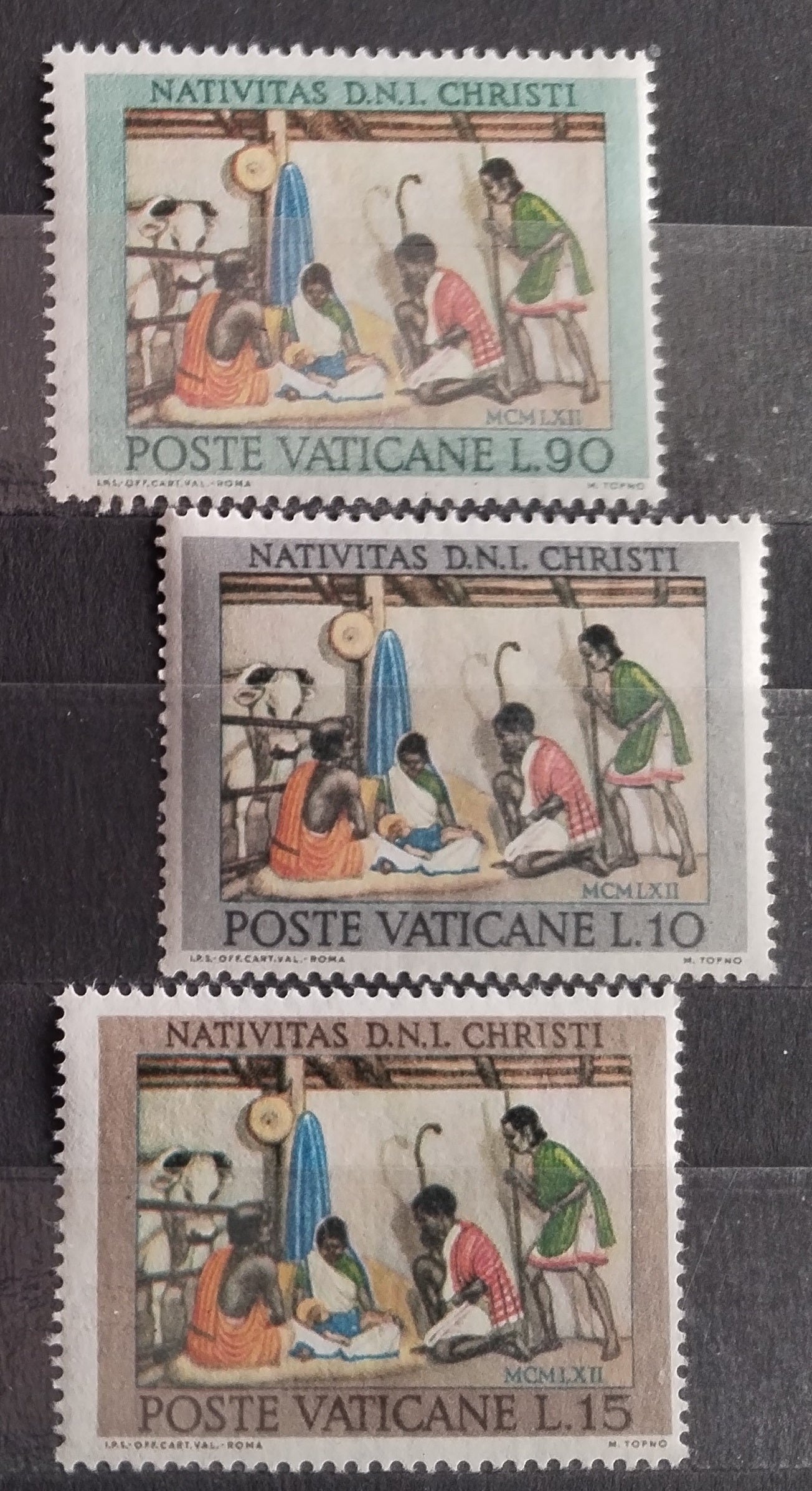 Vatikán 1962 Vánoce a umění