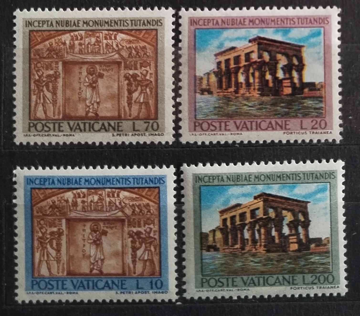 Vatikán 1964 Ochrana egyptských památek