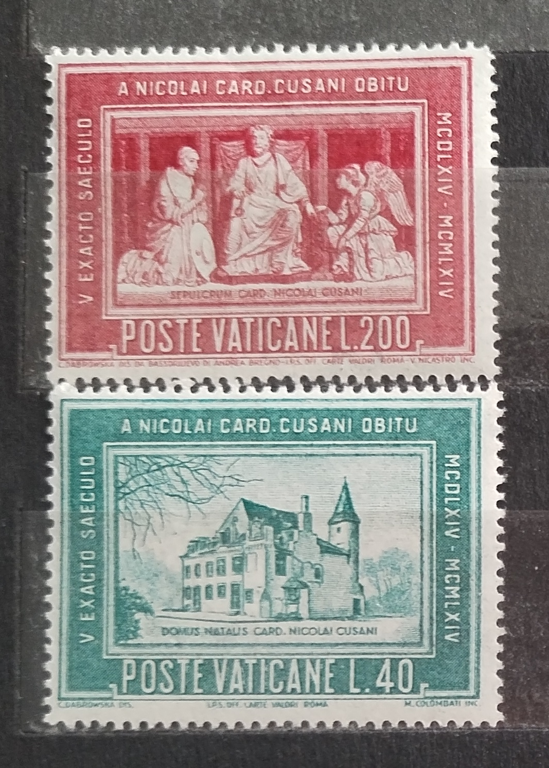 Vatikán 1964 Mikuláš Kuzanský a stavby