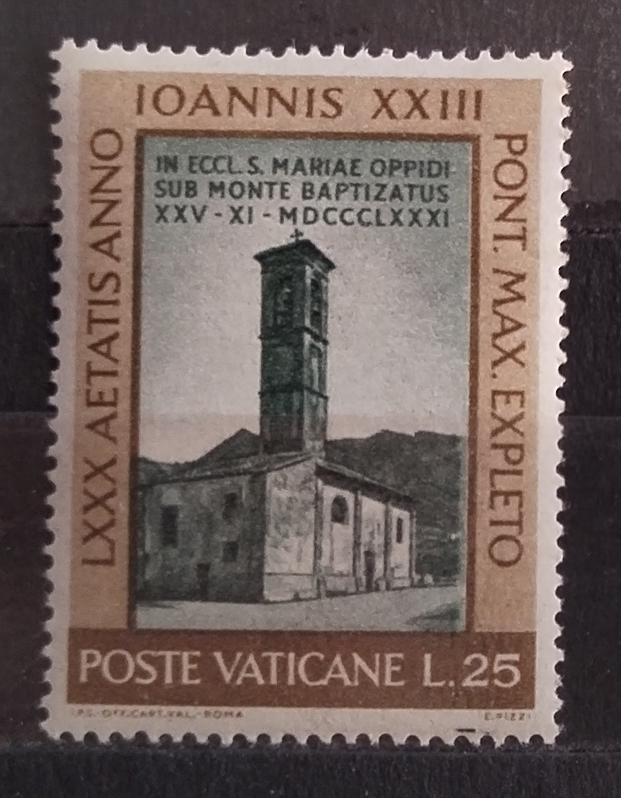 Vatikán 1961 Narozeniny papeže 25L