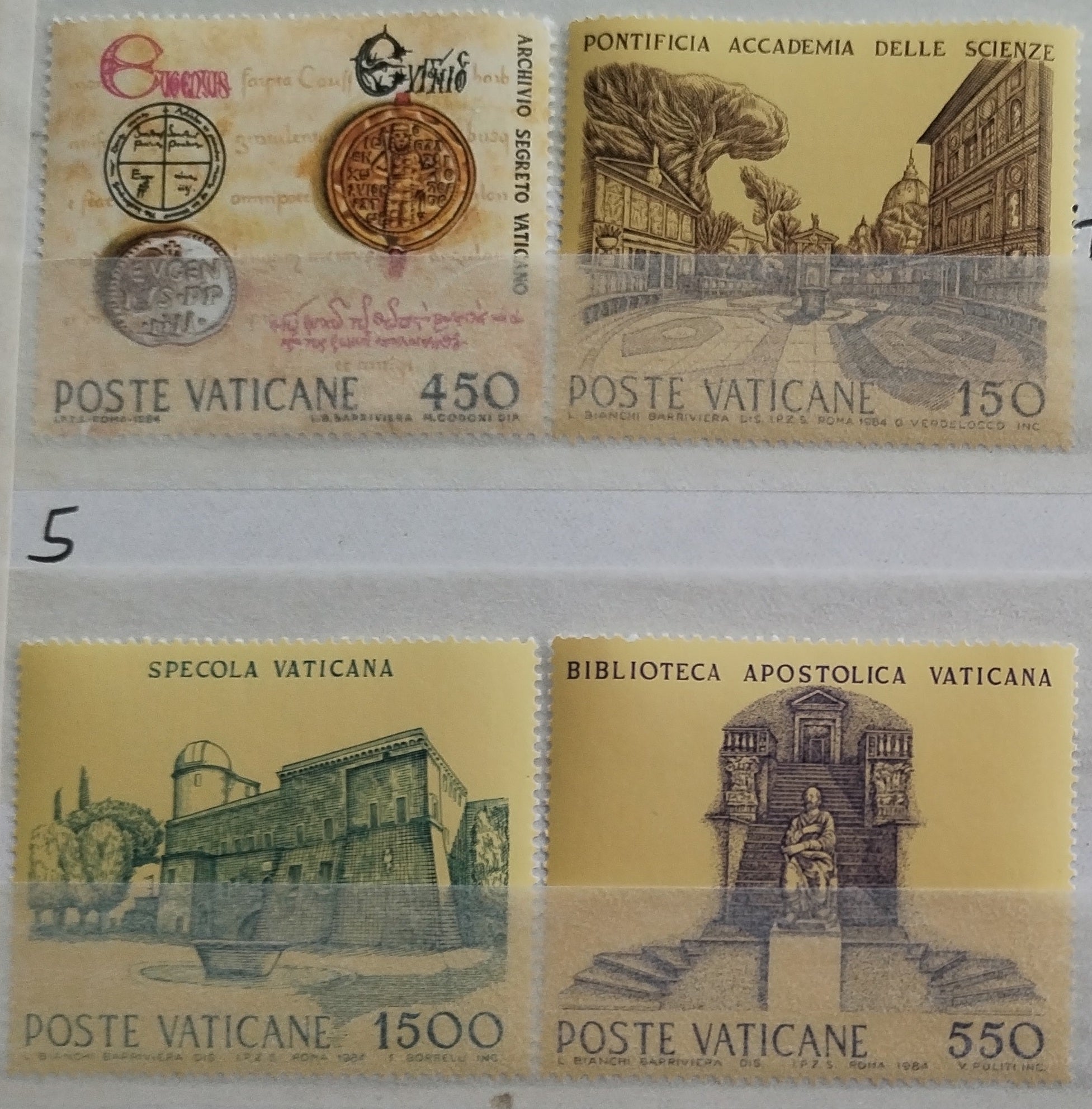 Vatikán 1984 Kulturní instituce