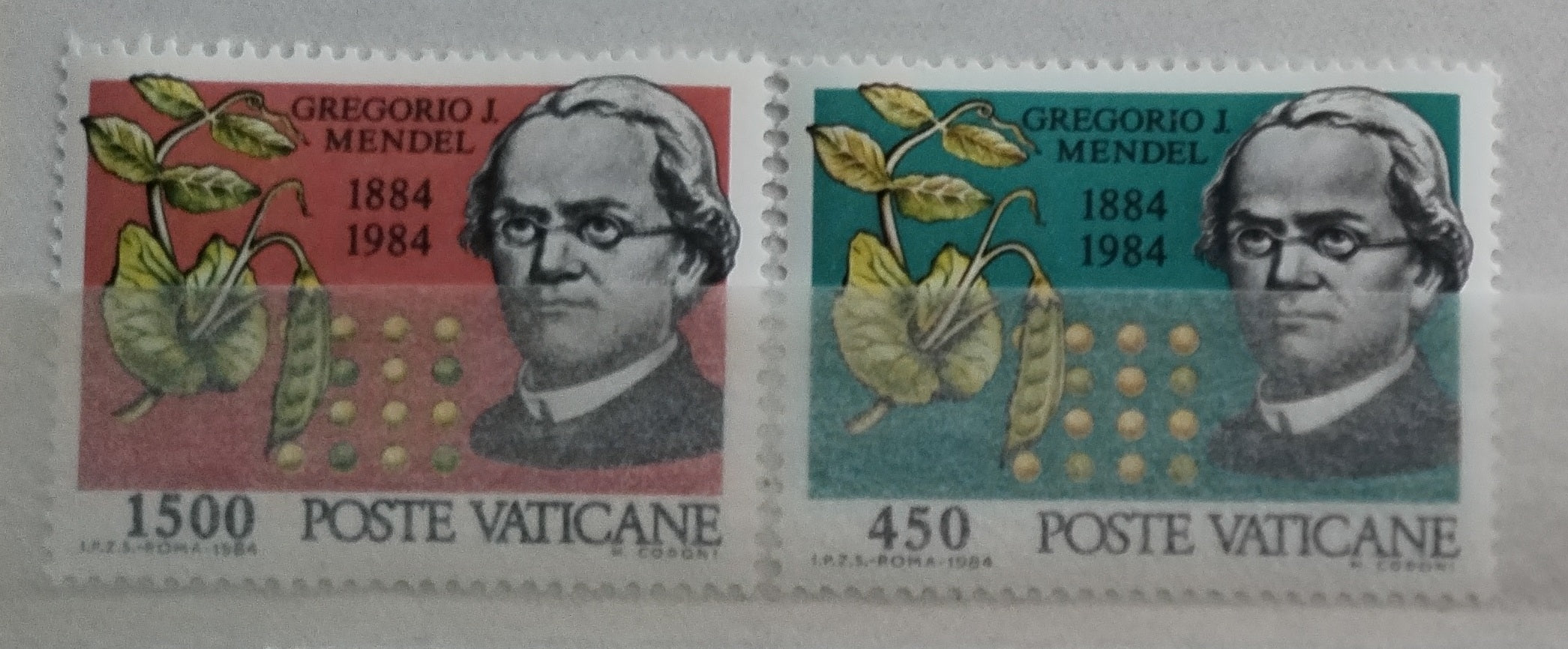 Vatikán 1984 Mendel a genetika