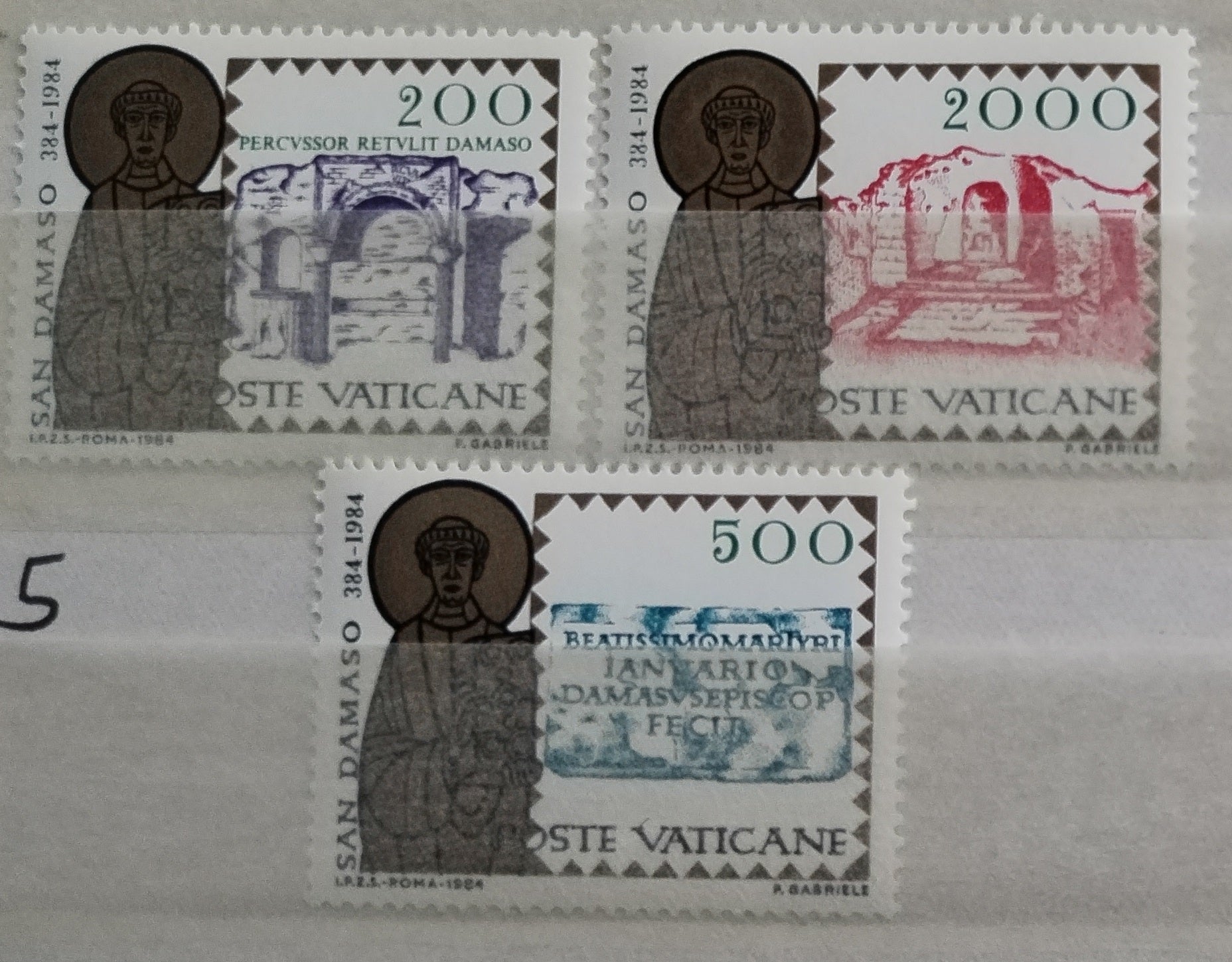 Vatikán 1984 Papež Damasus