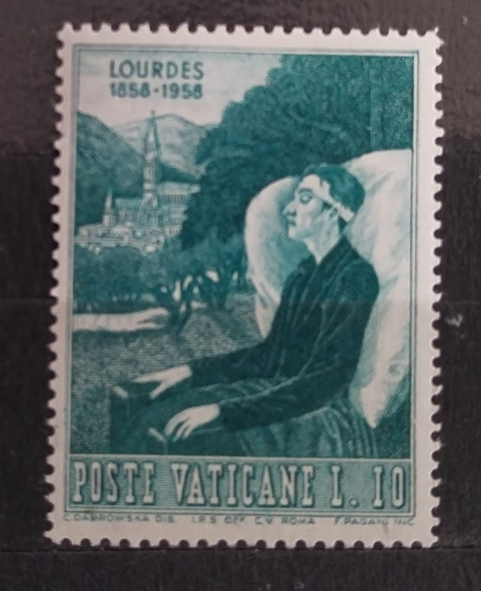 Vatikán 1958 Zázrak v Lurdách - 10L