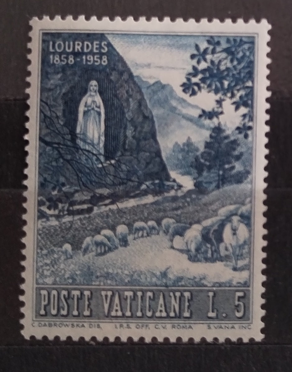 Vatikán 1958 Zázrak v Lurdách - 5L