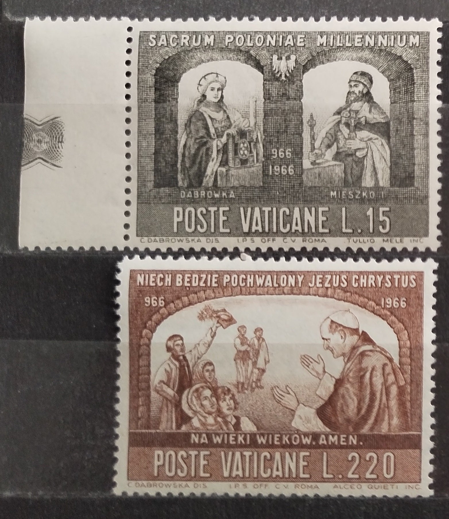 Vatikán 1966 Polsko a umění - výběr