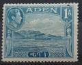 Aden 1939 SG18 Pobřeží protektorátu, skvrna na líci