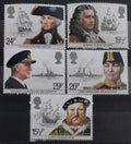 Velká Británie 1982 Lodě a admirálové