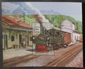 Afghánistán 2001 Bl.121 5€ Parní lokomotivy a vlaky