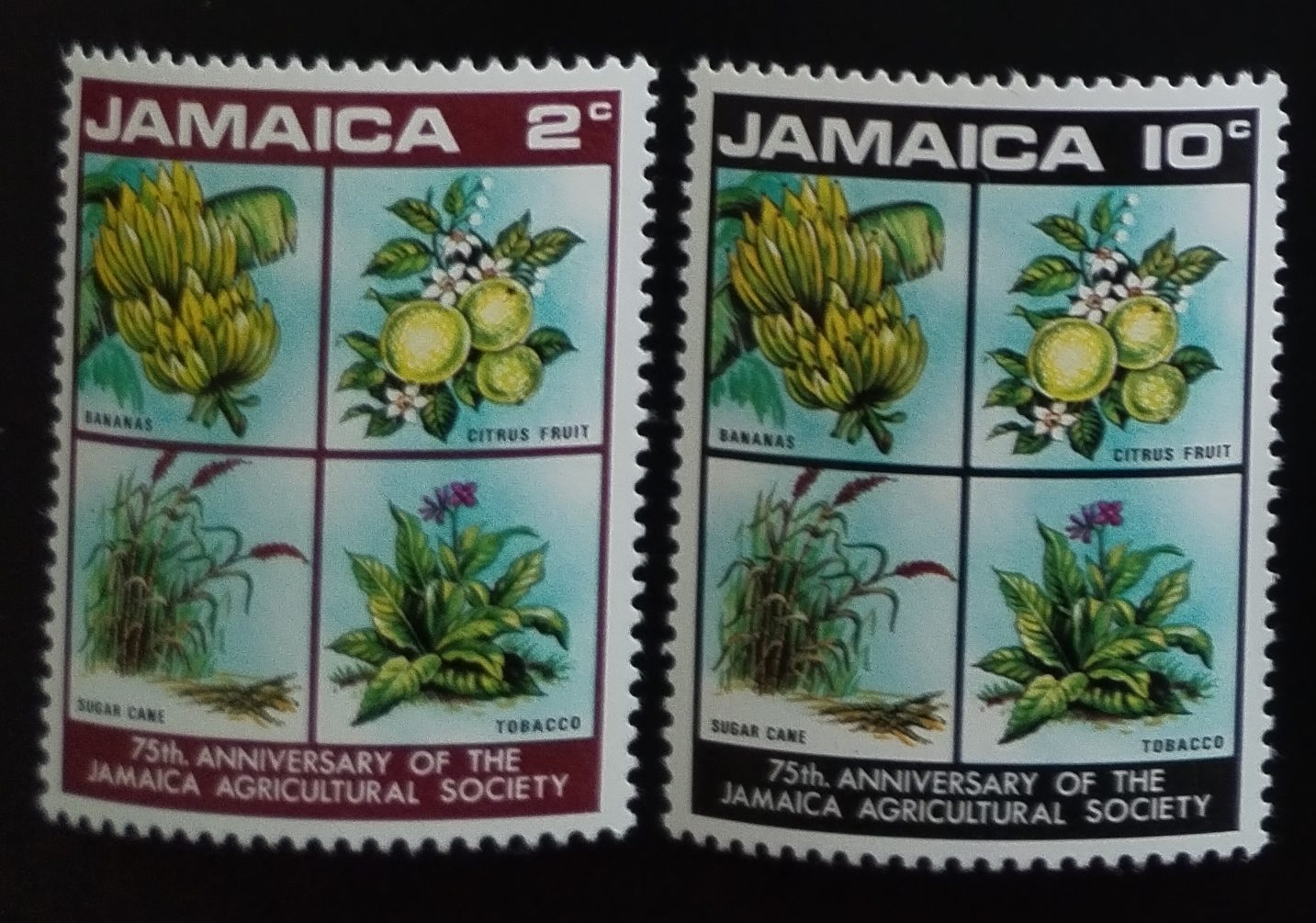 Jamajka 1970 Banány a zemědělství, Flora