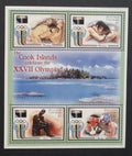 Aitutaki 2000 Bl.84 4,5€ Olympijské hry Sydney, sport a atletika