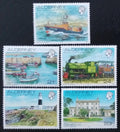 Alderney 1989-3 Komplet dotisků definitivy, Budovy a doprava