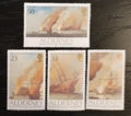 Alderney 1992# Historické lodě v umění, Bitvy na moři