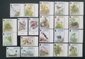 Alderney 1994 Definitiva - Fauna a flora ostrova s dotisky 1996