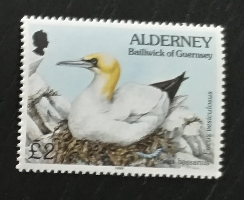 Alderney 1995 Dotisk definitivy - ptáci a fauna ostrova
