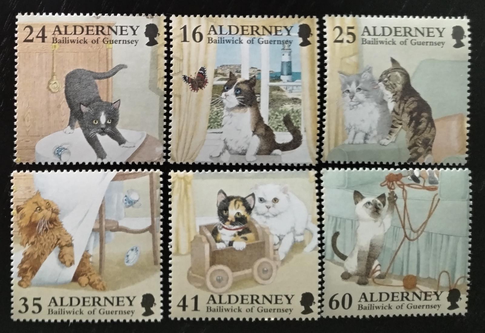 Alderney 1996 Kočky a domácí fauna