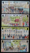 Alderney 1998 Ostrovní historický vývoj a scenérie