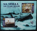 Alderney 1999 Výročí Světové poštovní unie a vrak lodě