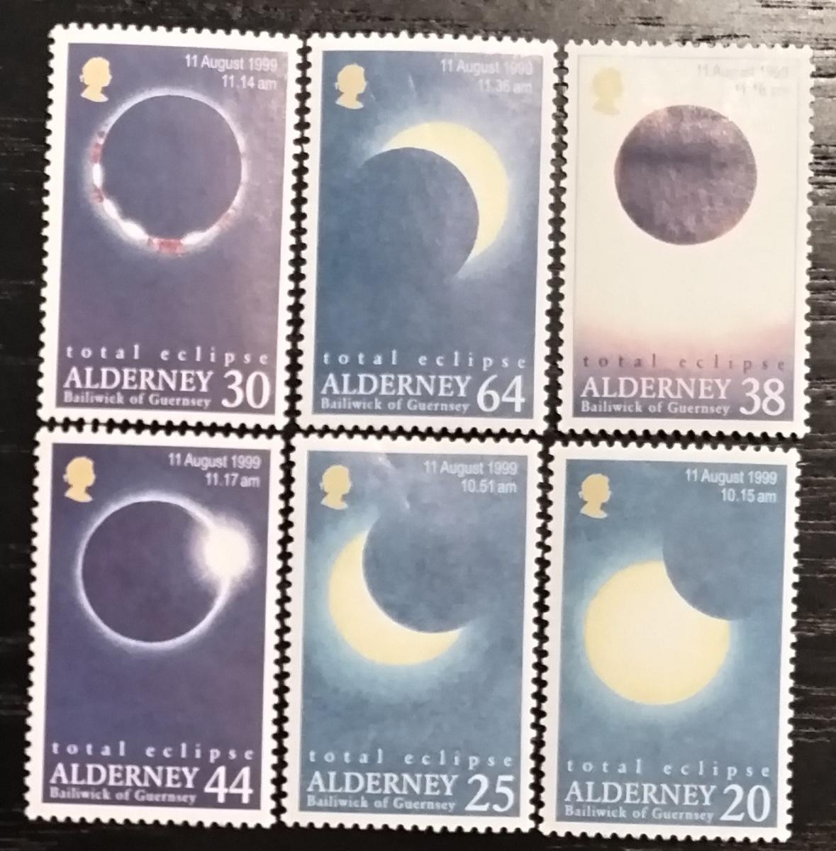 Alderney 1999# Zatmění slunce, Astronomie