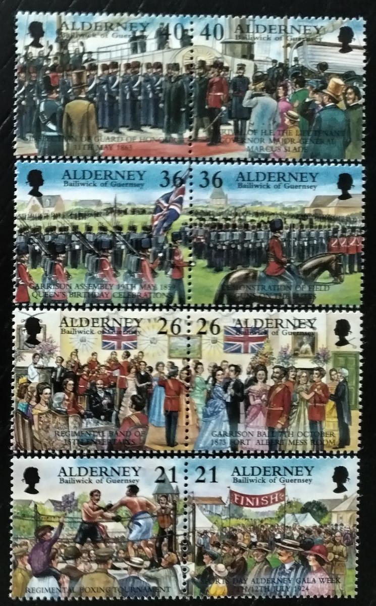 Alderney 2000 Historický vývoj ostrova - vojáci a jejich bály
