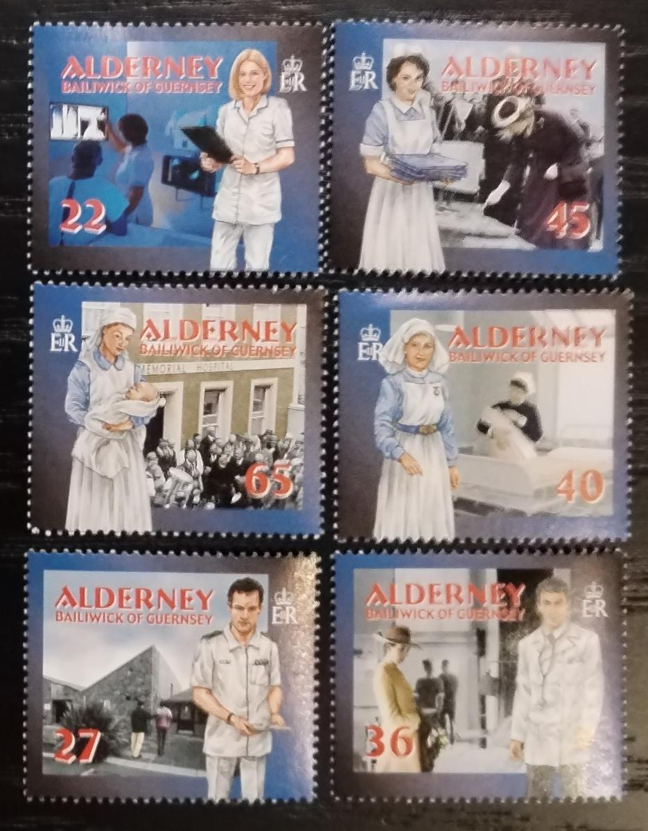 Alderney 2001# Medicína a doktoři, Sestry na ostrově a v historii