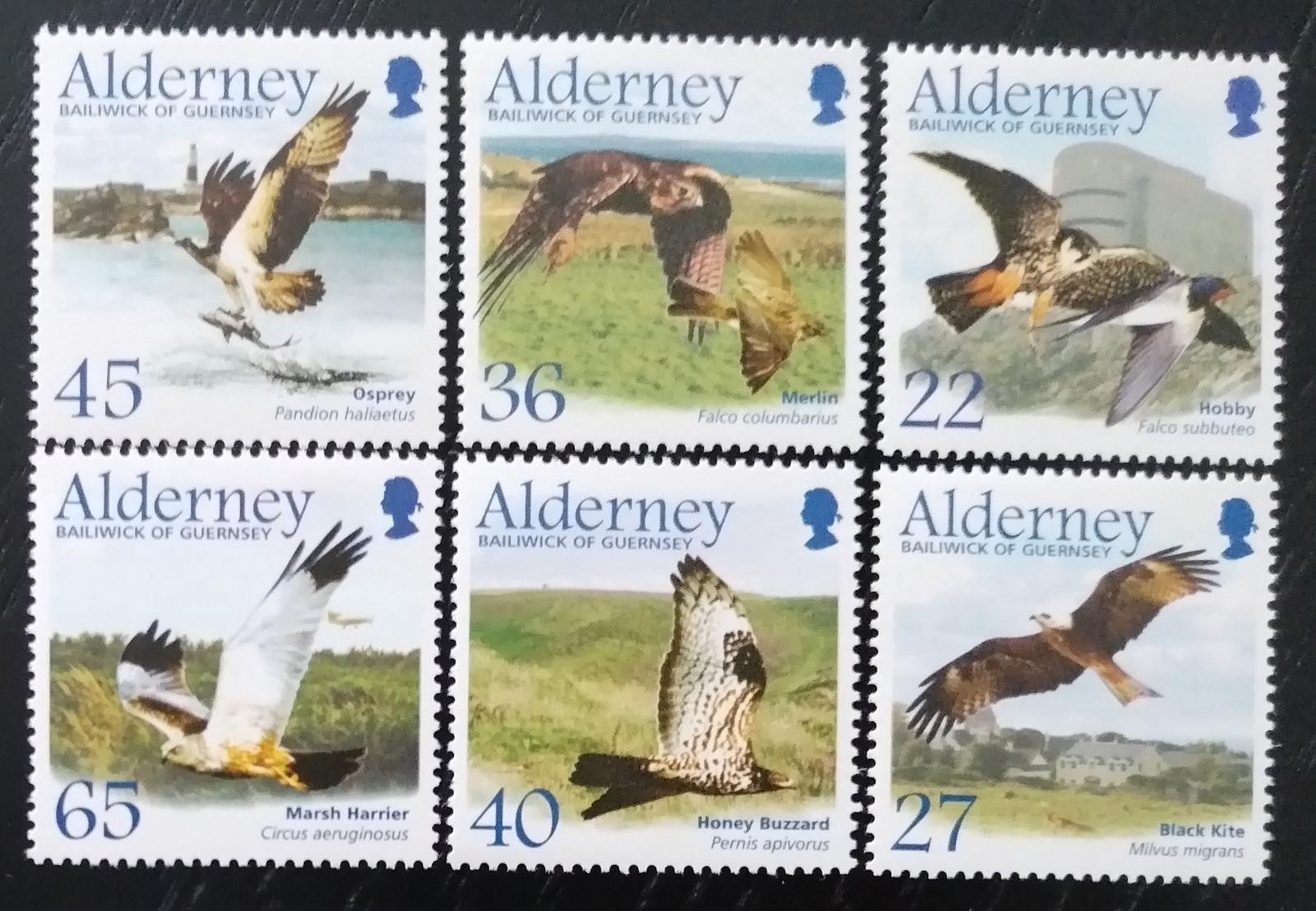 Alderney 2002 Draví ptáci a ostrovní fauna