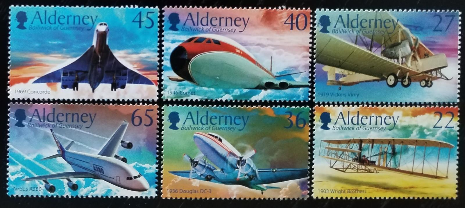 Alderney 2003 Letadla a historie letectví