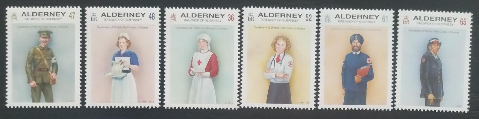 Alderney 2011 Zdravotníci a jejich uniformy