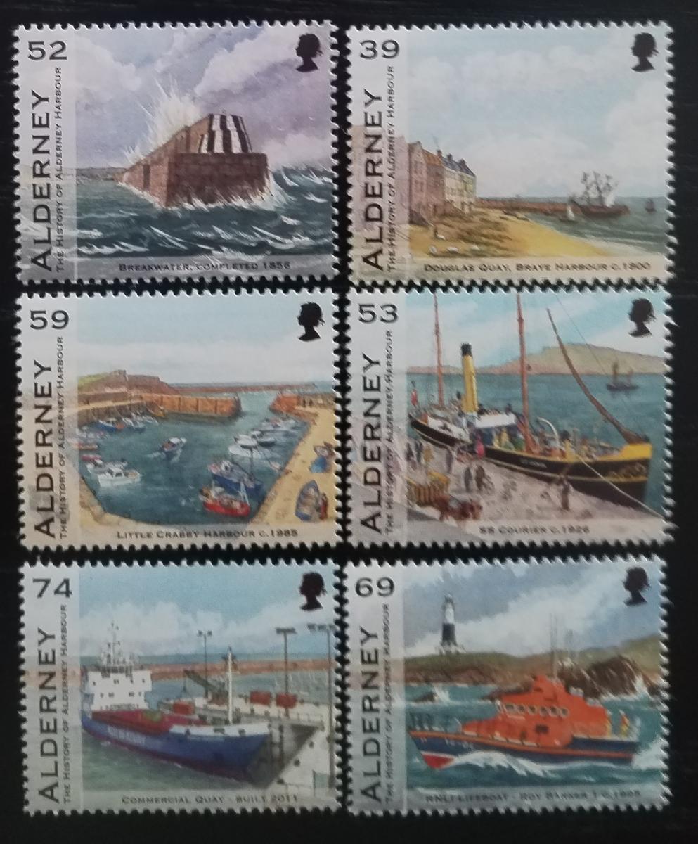 Alderney 2012 Ostrovní přístavy a doky, Lodě