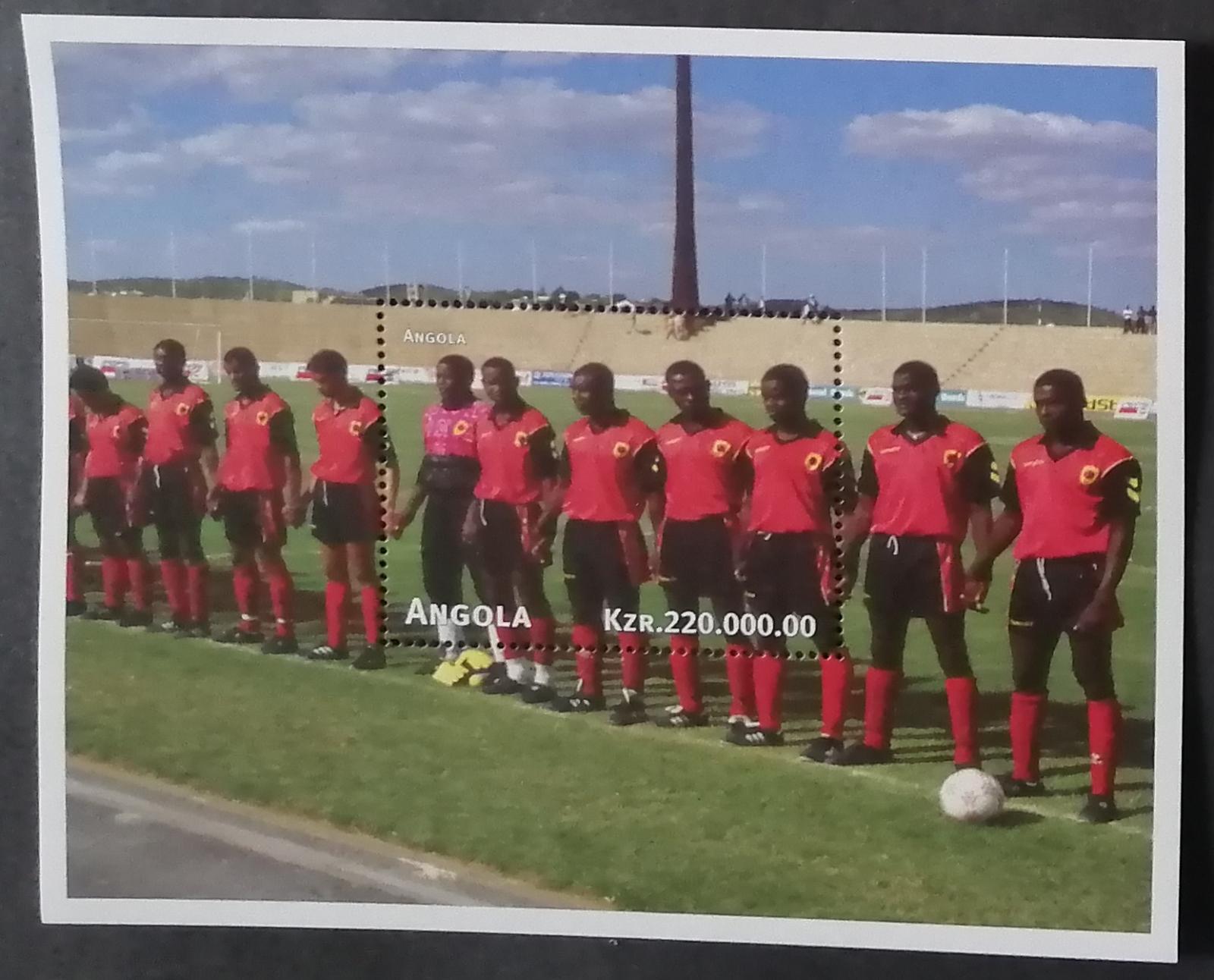 Angola 1997 Bl.36 5€ Mistrovství světa ve fotbale a sport