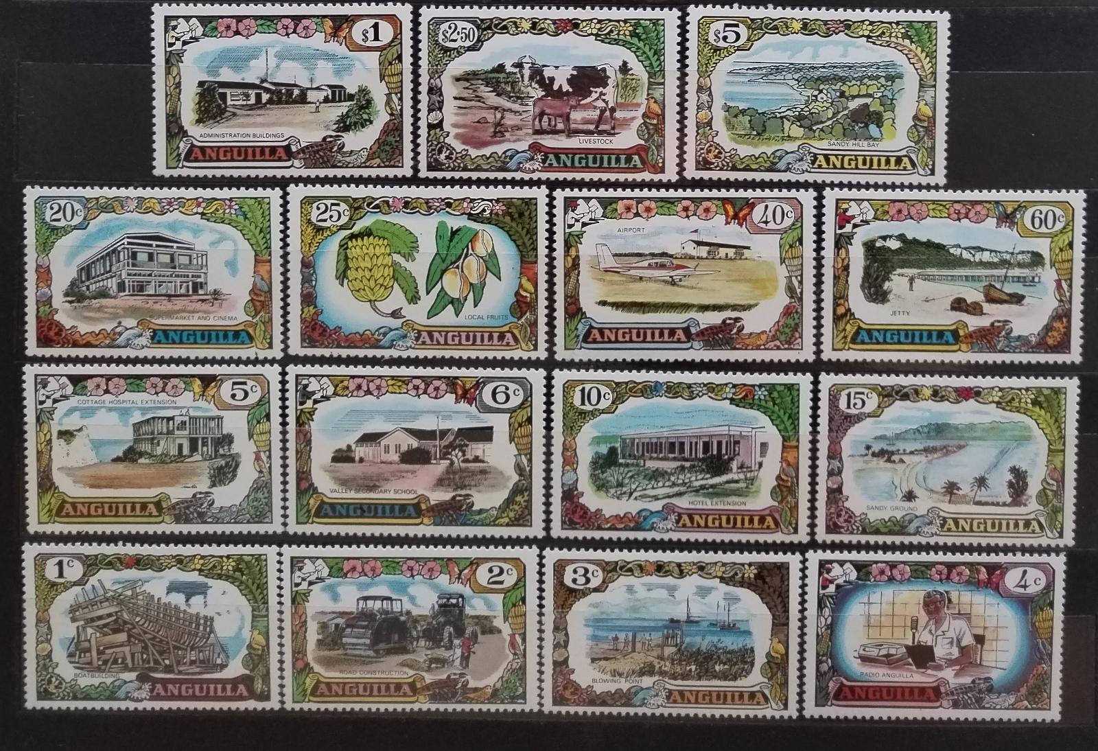 Anguilla 1970 Definitiva ostrovních budov a průmyslu