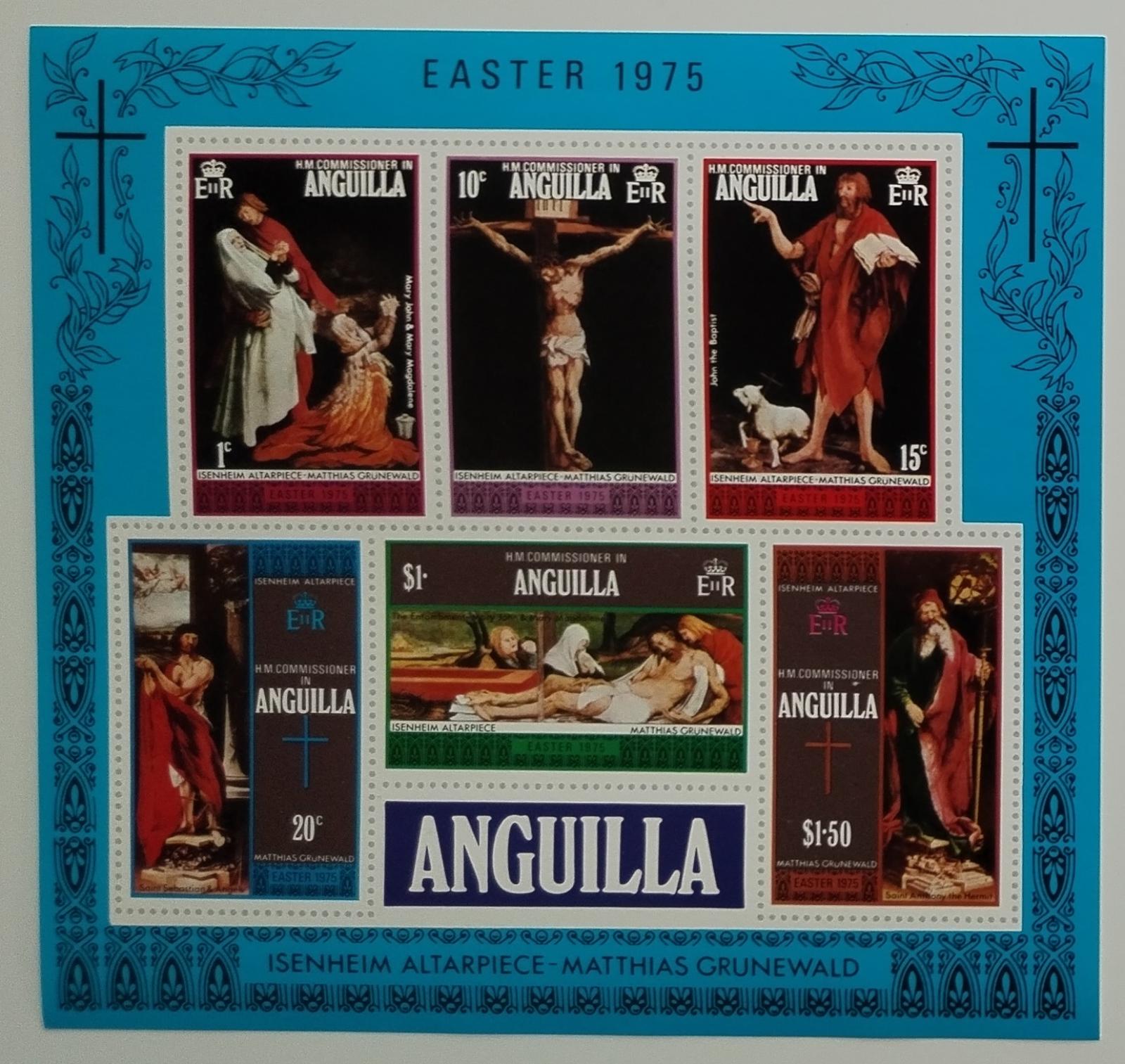 Anguilla 1975 Bl.8 Velikonoce a svátky, Ježíš