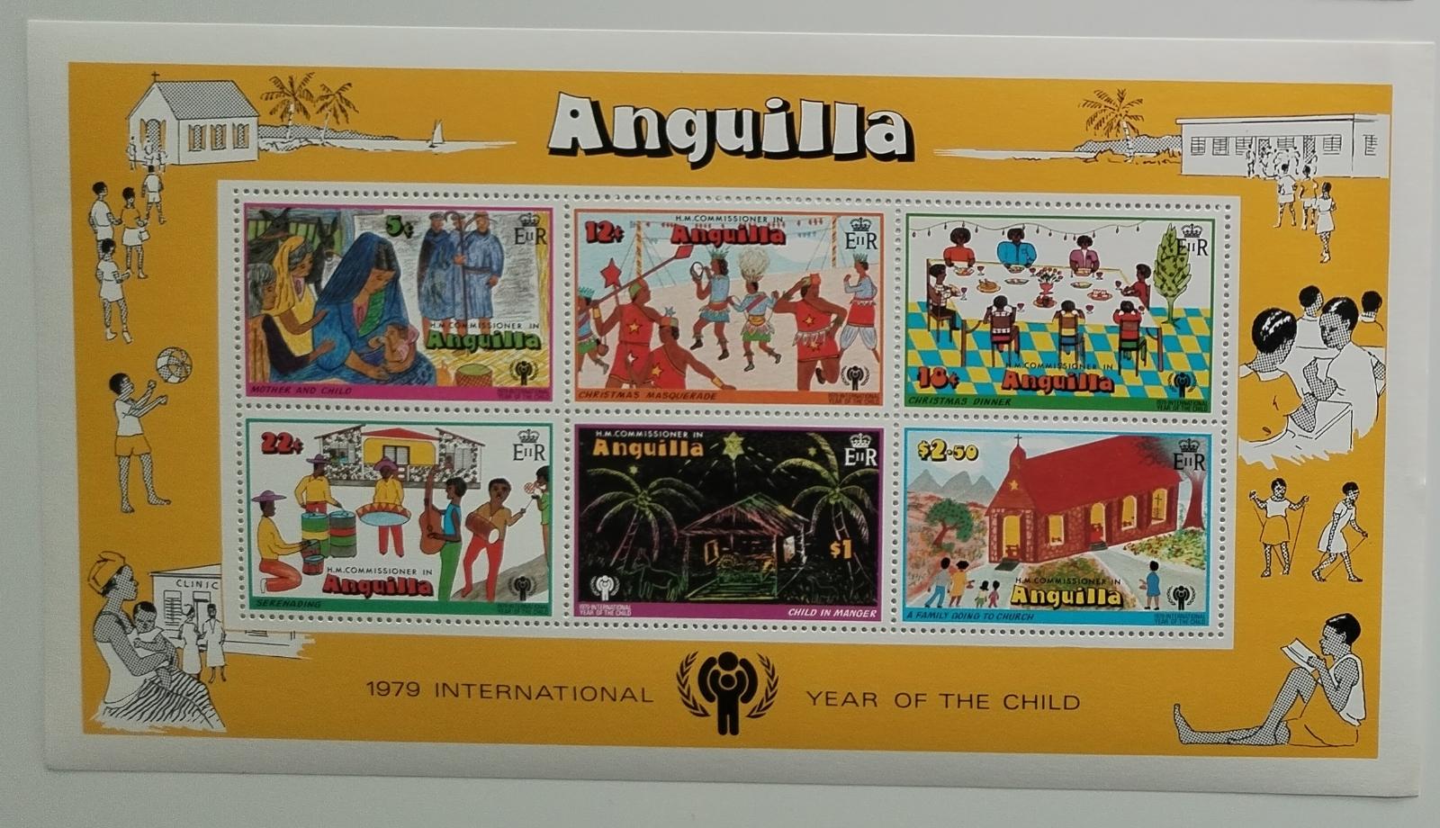Anguilla 1979 Bl.23 Mezinárodní rok dětí a kresby