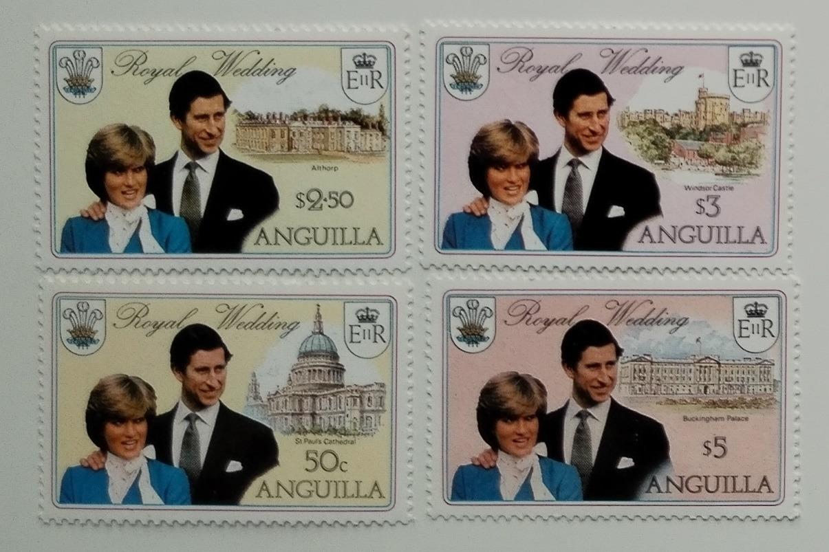Anguilla 1981 Svatba princezny Diany a krále Karla III. z bloku