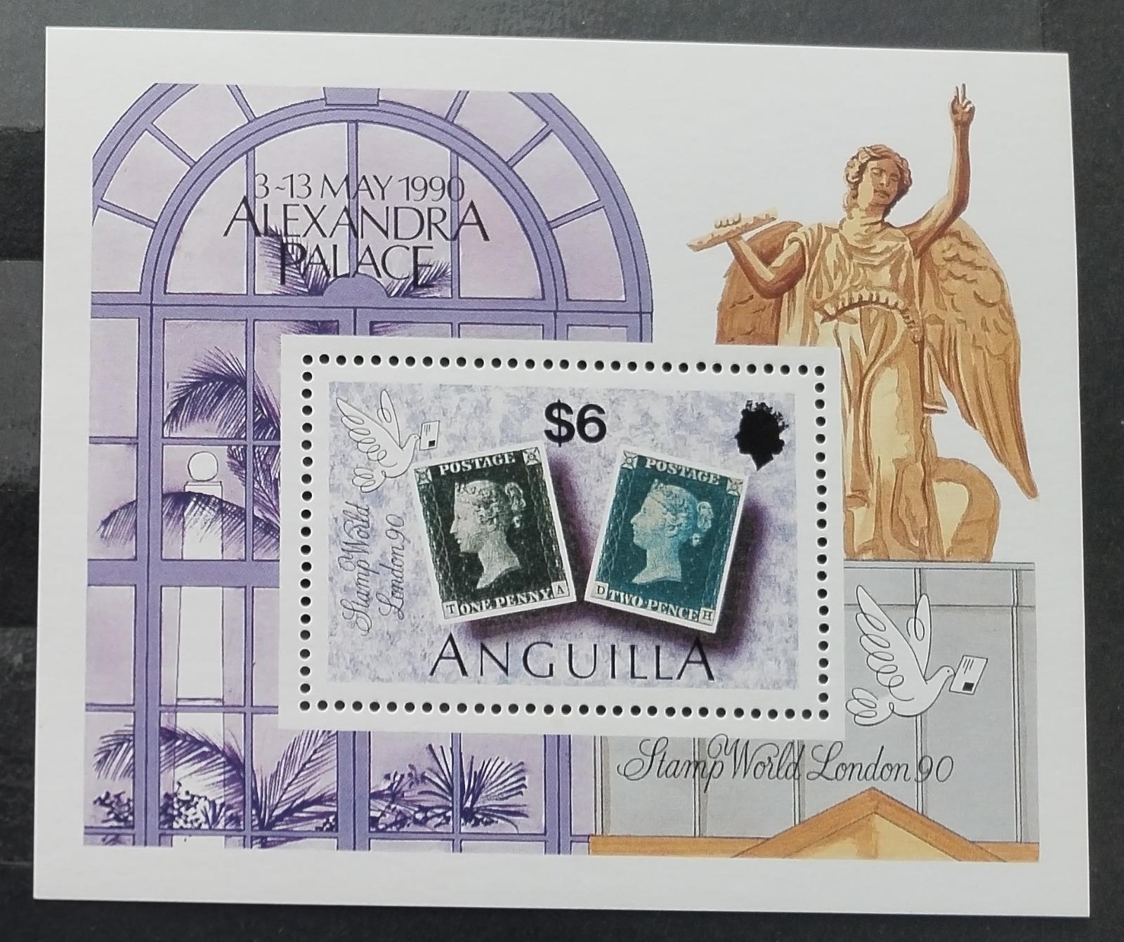 Anguilla 1990 Výročí Penny Black, první známky
