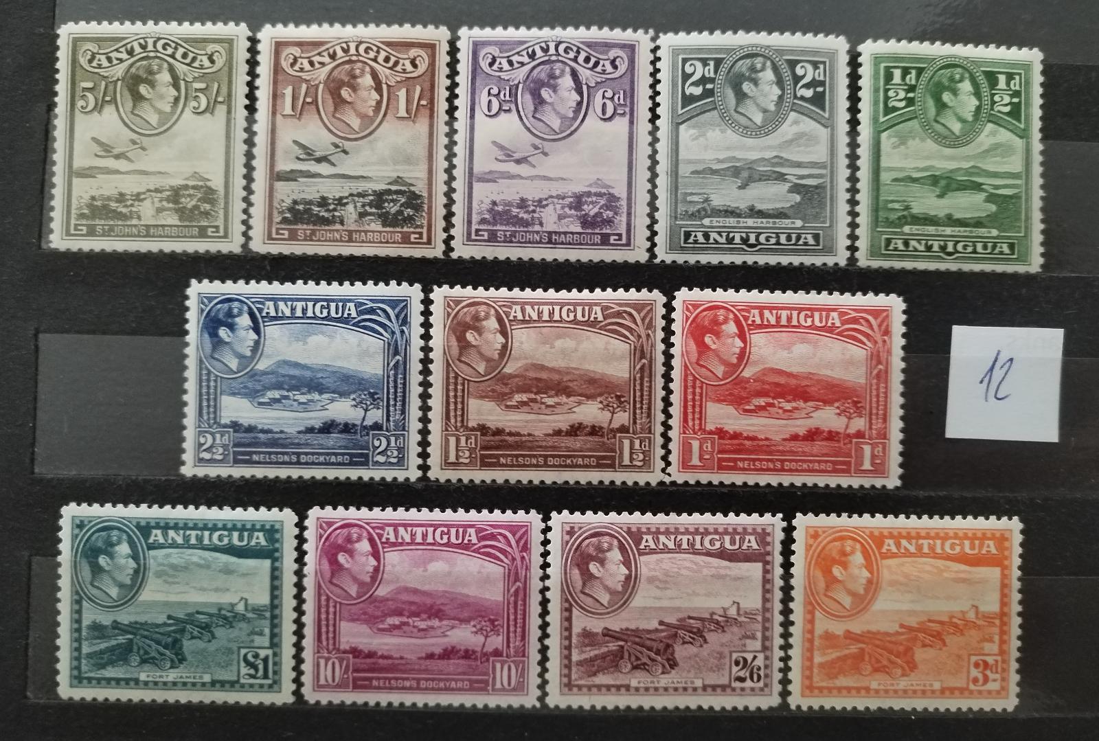 Antigua 1938 130£ Definitiva krále Jiřího VI.