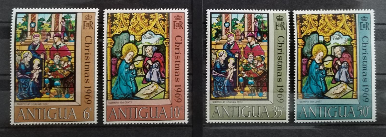 Antigua 1969 Vánoce a umění, Vitráže