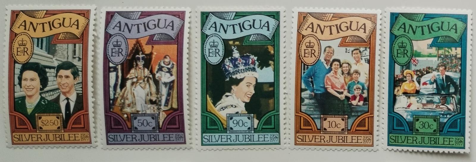 Antigua 1977 Stříbrné výročí vlády královny Alžběty II. P=12
