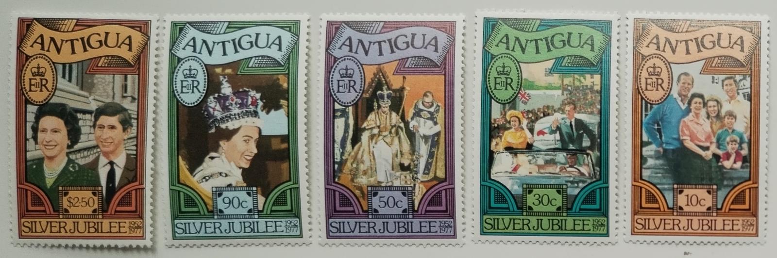 Antigua 1977 Stříbrné výročí vlády královny Alžběty II. P=14