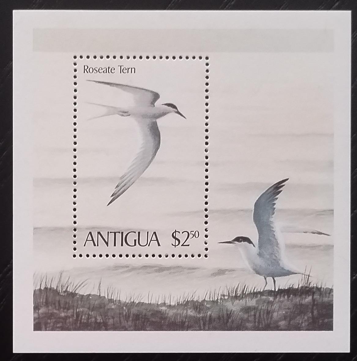 Antigua 1980 Ptáci a racci ostrova (toning na zoubcích)