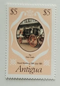 Antigua 1981 Svatba princezny Diany a krále Karla III.