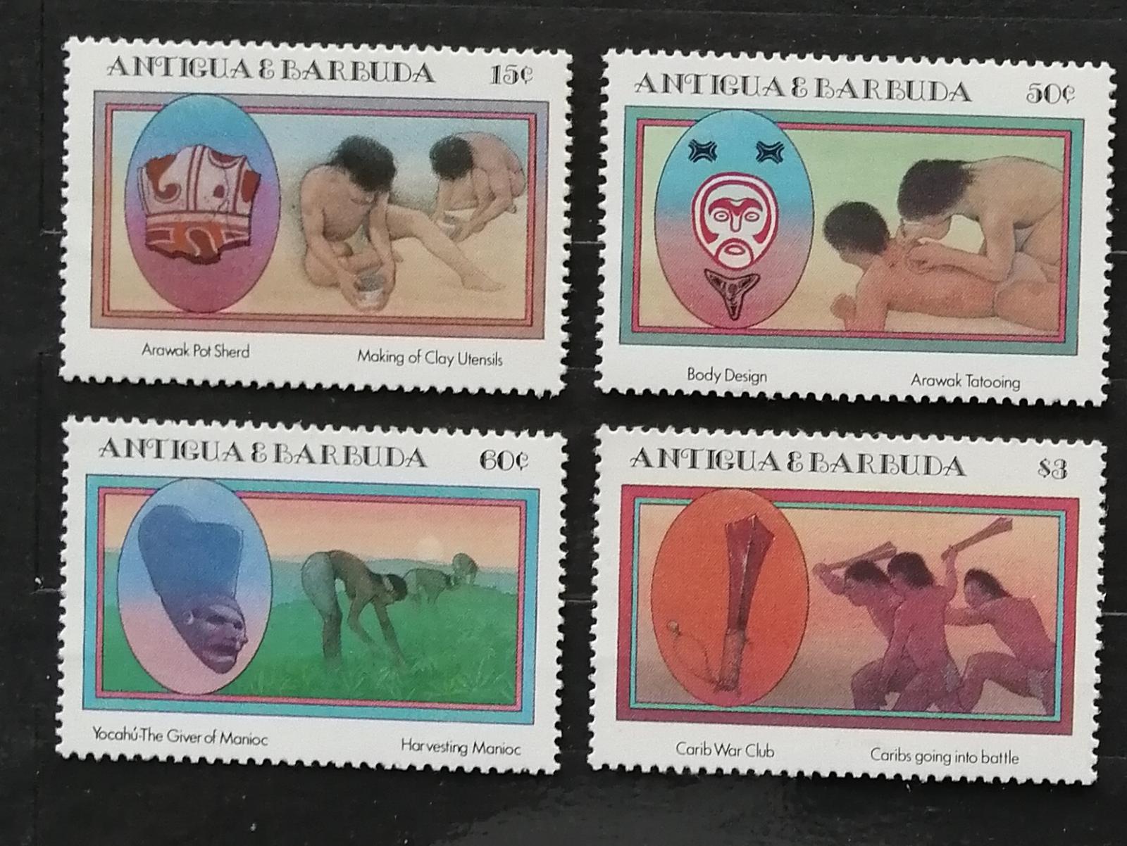 Antigua & Barbuda 1985 Karibská domorodá kultura