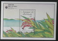 Antigua & Barbuda 1990 Bl.176 6€ Květiny ostrovů, Rodriguezia l.