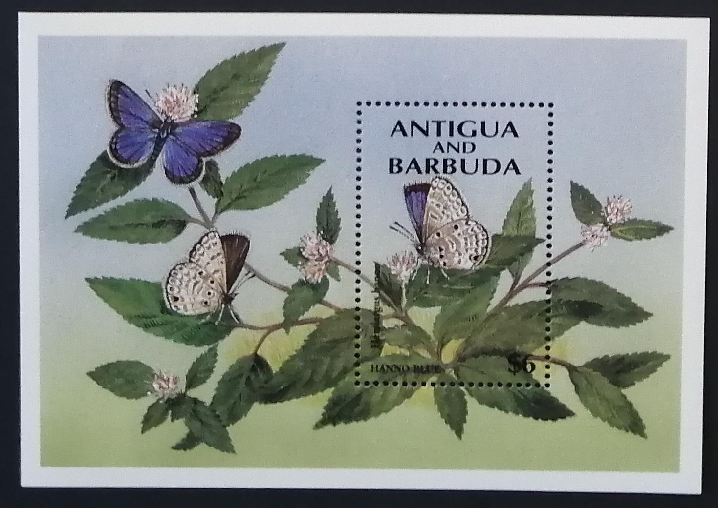 Antigua & Barbuda 1994 Bl.293 7€ Motýli ostrovů a Karibiku, hmyz