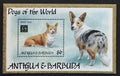Antigua & Barbuda 1994Bl.288 7,5€ Psí nízké rasy, Corgi