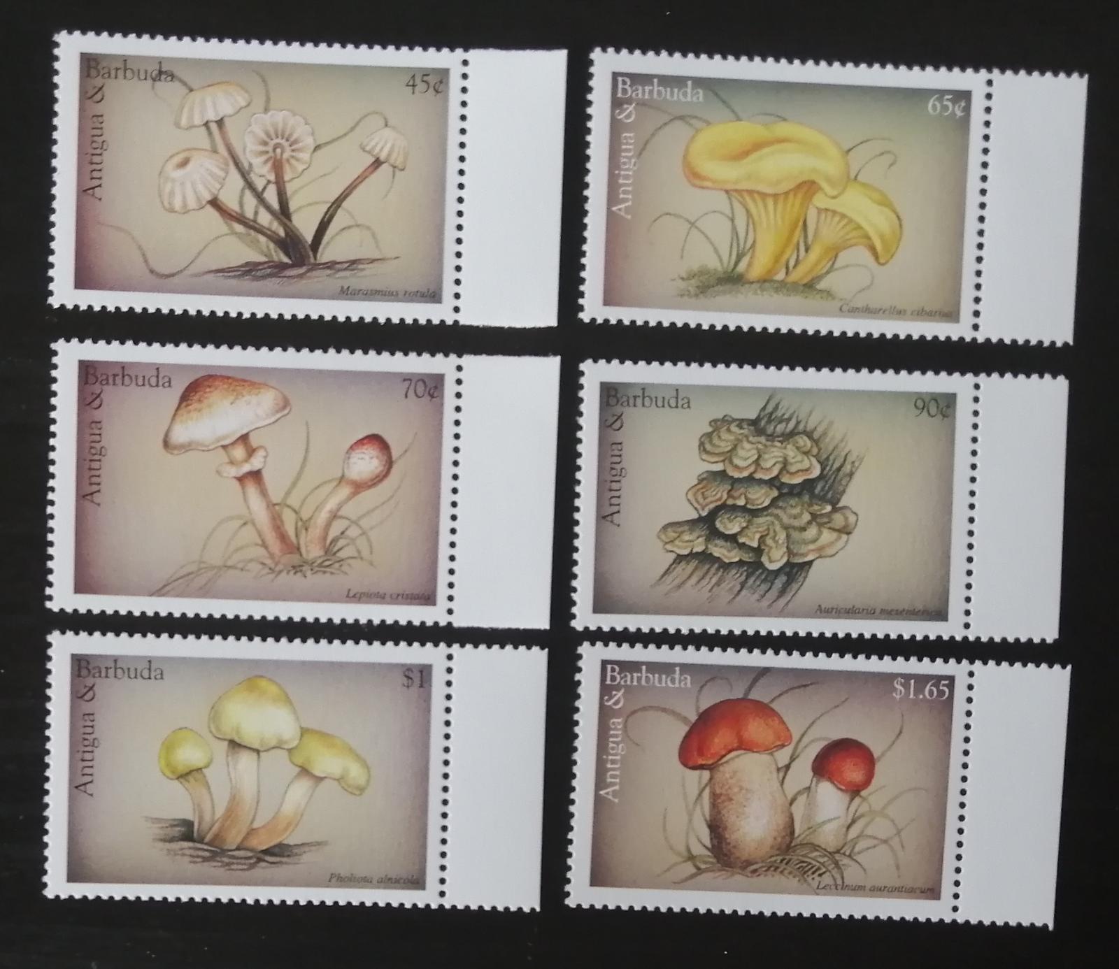 Antigua & Barbuda 1997 Mi.2551-6 5€ Houby Karibiku, mykologie, flora